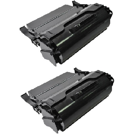 Product image for 999inks Compatible Twin Pack Lexmark T650H11E Black High Capacity Laser Toner Cartridges - Small