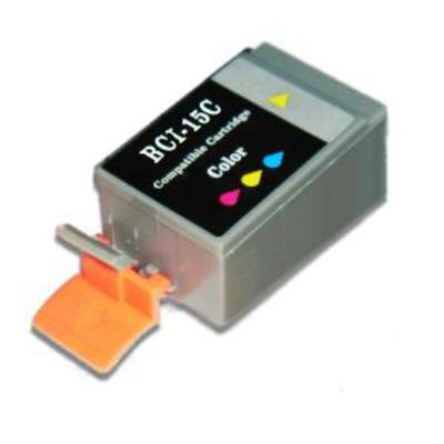 Product image for 999inks Compatible Colour Canon BCI-15C Inkjet Printer Cartridge - Small