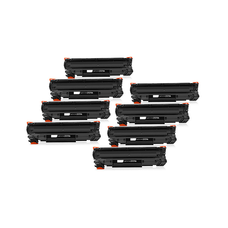 Product image for 999inks Compatible Eight Pack HP 79A Black Laser Toner Cartridges - Small