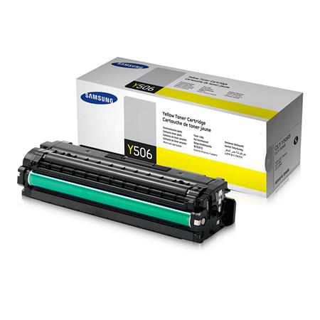 Product image for Samsung CLT-Y506S/ELS Yellow Original Toner Cartridge - Small