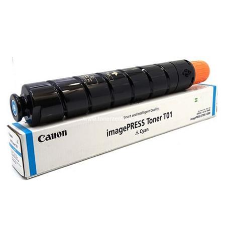 Product image for Canon T01C (8067B001) Cyan Original Laser Toner Cartridge - Small