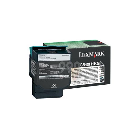 Product image for Lexmark C540H1KG Black Original High Capacity Return Programme Toner Cartridge - Small