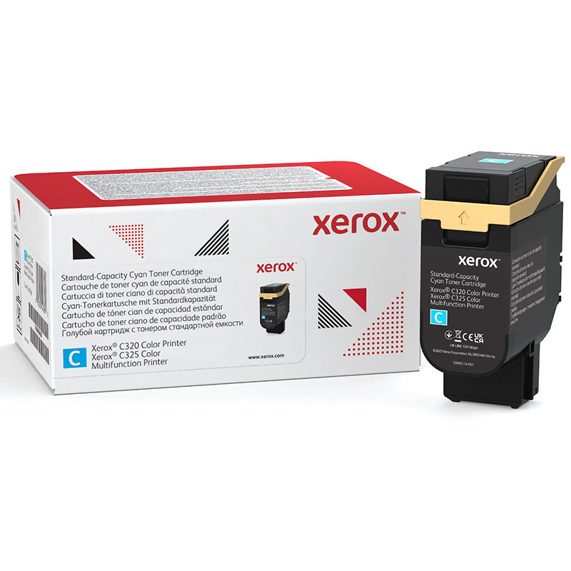 Product image for Xerox 006R04820 Cyan Original Standard Capacity Toner Cartridge - Small