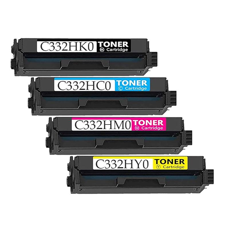 Product image for 999inks Compatible Multipack Lexmark C332HK0-Y0 1 Full Set High Capacity Toner Cartridges - Small