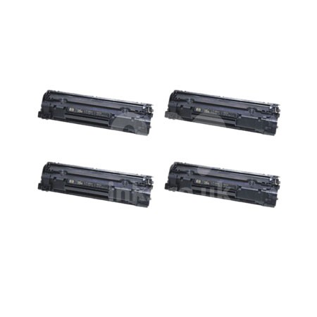 Product image for 999inks Compatible Quad Pack HP 36A Laser Toner Cartridges - Small