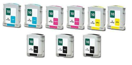 Product image for 999inks Compatible Multipack HP 10 2 Full Sets + 1 Extra Black Inkjet Printer Cartridges - Small