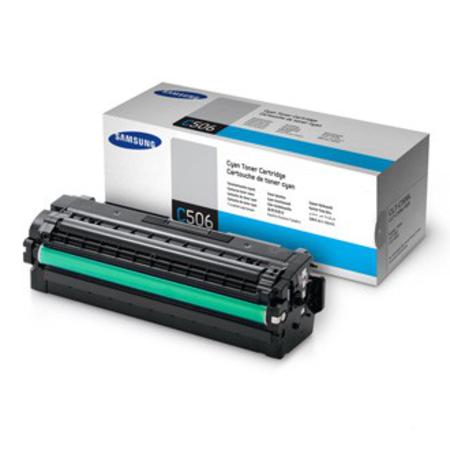 Product image for Samsung CLT-C506L/ELS Cyan Original High Capacity Toner Cartridge - Small
