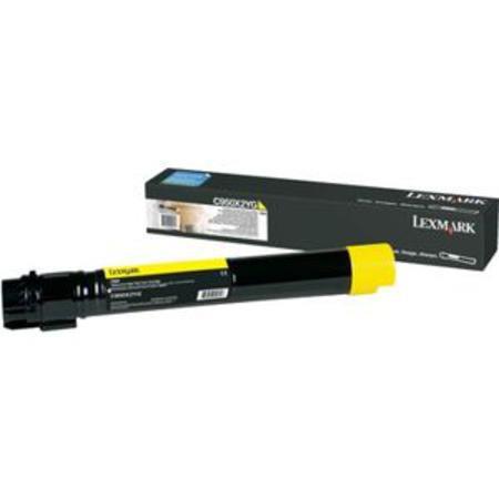 Product image for Lexmark C950X2YG Original Yellow Extra High Capacity Toner Cartridge - Small