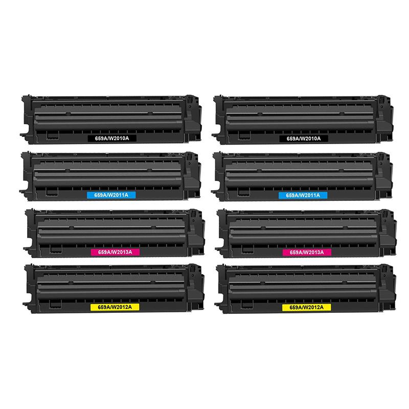 Product image for 999inks Compatible Multipack HP 659X 2 Full Set High Capacity Toner Cartridges - Small