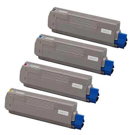 Product image for 999inks Compatible Multipack OKI 44844613/16 1 Full Set Laser Toner Cartridges - Small