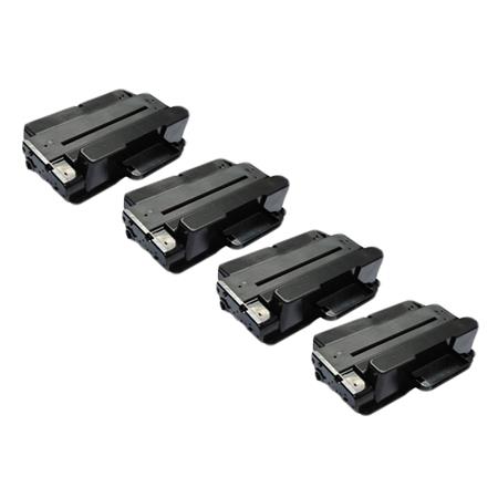 Product image for 999inks Compatible Quad Pack Xerox 106R02313 Black Extra High Capacity Laser Toner Cartridges - Small