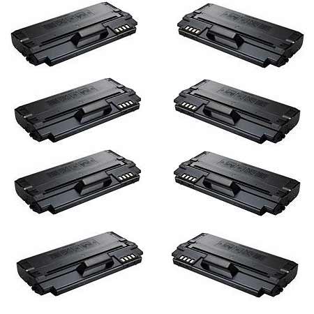 Product image for 999inks Compatible Eight Pack Samsung ML-D1630A Black Laser Toner Cartridges - Small