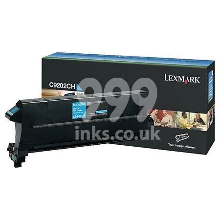 Product image for Lexmark C9202CH Cyan Original Toner Cartridge - Small