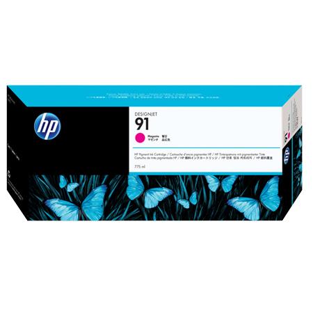 Product image for HP 91 Magenta Original PigmentedInk Cartridge with Vivera Ink (C9468A) - Small