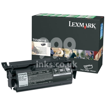 Product image for Lexmark T650H11E Black Original High Capacity Toner Return Programme Cartridge - Small