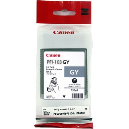Product image for Canon PFI-103GY Grey Original Ink Cartridge - Small