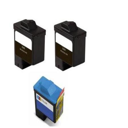 Product image for 999inks Compatible Multipack Dell T0529/T0530 1 Full Set + 1 Extra Black Inkjet Printer Cartridges - Small