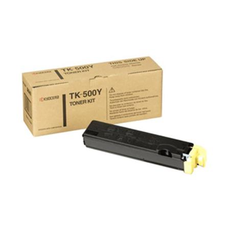 Product image for Kyocera TK-500Y Yellow Original Toner Kit (TK500Y) - Small