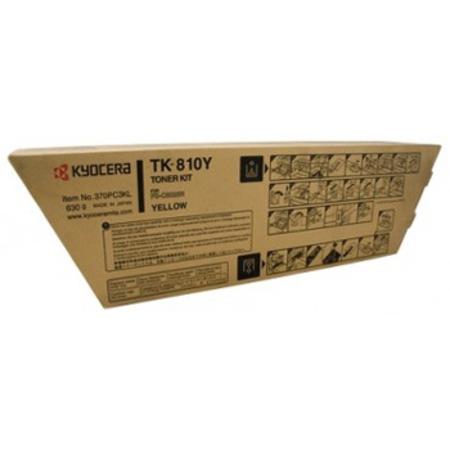 Product image for Kyocera TK-810Y Yellow Original Toner Kit (TK810Y) - Small