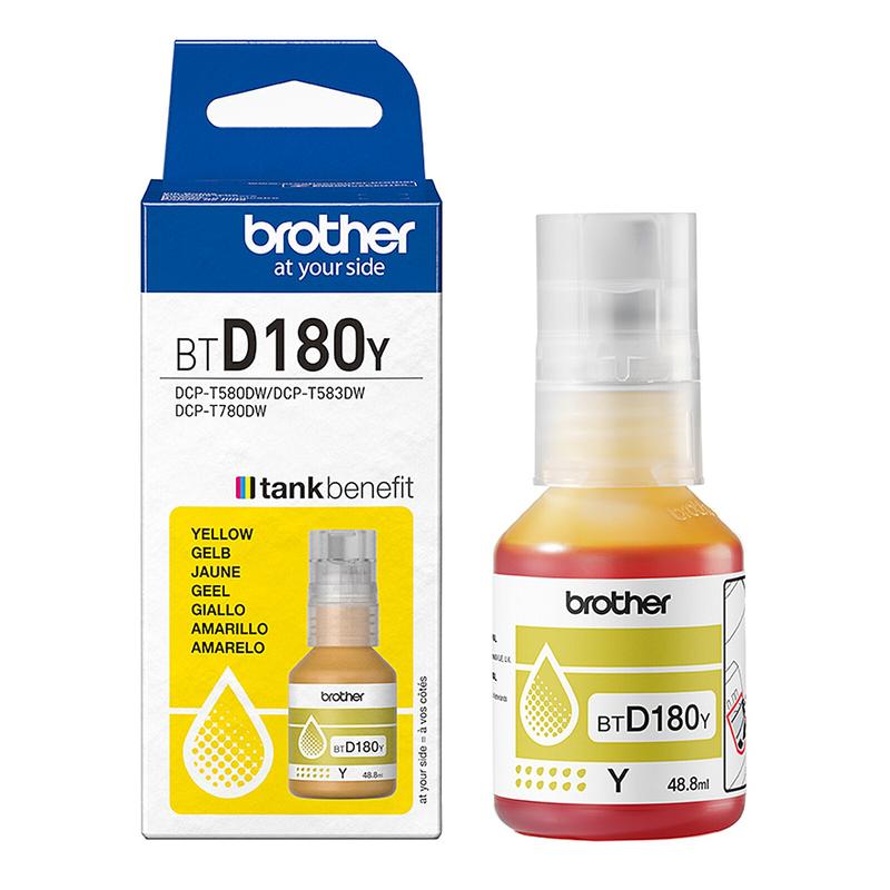 Product image for Brother BTD180Y Yellow Original Ink Bottle - Small