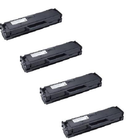 Product image for 999inks Compatible Quad Pack Dell 593-11108 Black Standard Capacity Laser Toner Cartridges - Small
