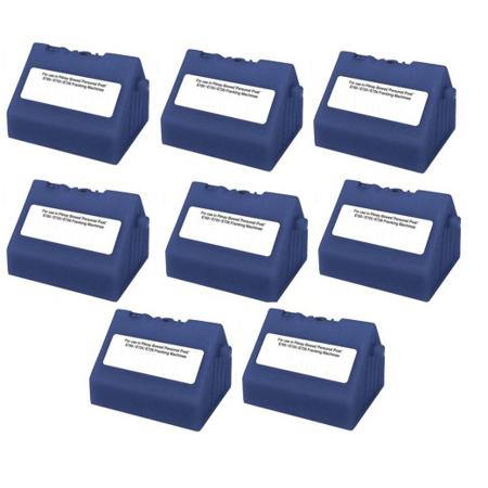 Product image for 999inks Compatible Eight Pack Pitney Bowes E74092001 Blue Inkjet Printer Cartridges - Small