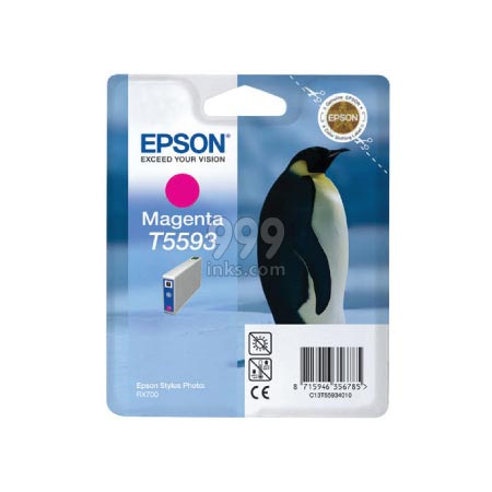 Product image for Epson T5593 Magenta Original Ink Cartridge (Penguin) (T559340) - Small