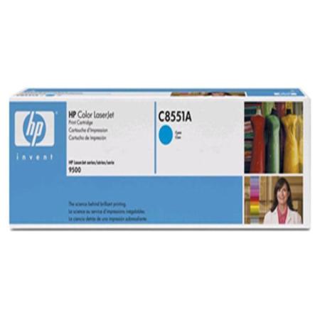 Product image for HP C8551A Cyan Original Toner Cartridge with Smart Printing Technology - Small