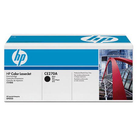 Product image for HP 650A (CE270A) Black Original Toner Cartridge - Small