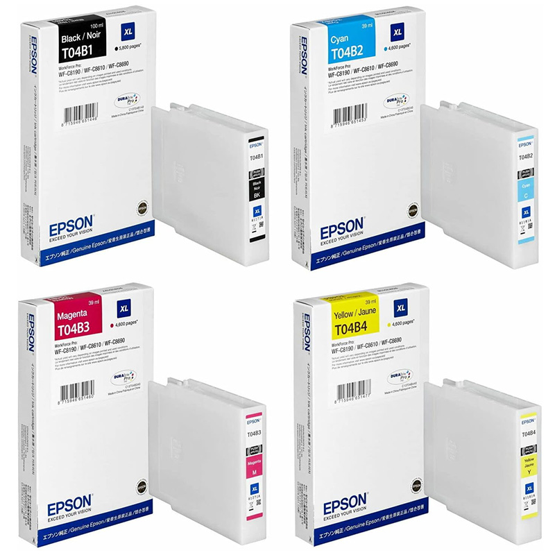 Product image for Epson T04B1/B4 Full Sets Original Inks - Small