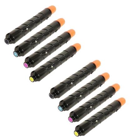 Product image for 999inks Compatible Multipack Canon C-EXV49BK/C/M/Y 2 Full Sets Laser Toner Cartridges - Small