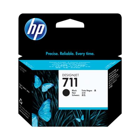 Product image for HP 711XL Black Original High Capacity Ink Cartridge (CZ133A) - Small