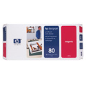 Product image for HP 80 Magenta Original Printhead and Printhead Cleaner Bundle (C4822A) - Small