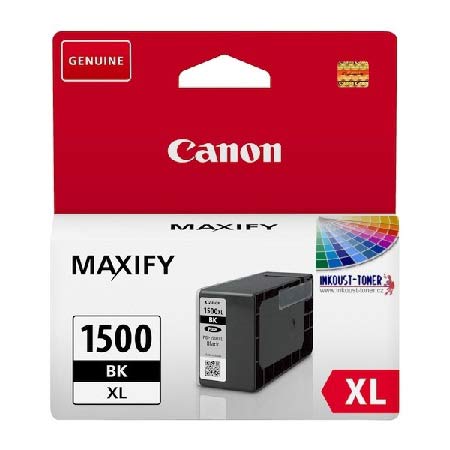 Product image for Canon PGI-1500XLBK Black Original High Capacity Ink Cartridge - Small