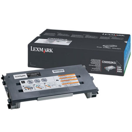 Product image for Lexmark C500S2KG Black Original Standard Capacity Toner Cartridge - Small