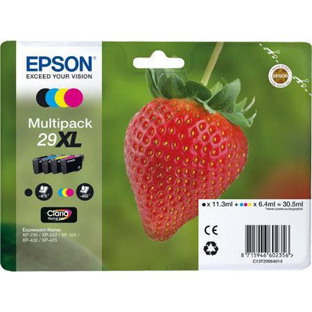 Product image for Epson 29XL (T29964010) Original Claria Home High Capacity Multipack (Strawberry) - Small