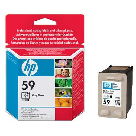 Product image for HP 59 Grey Photo Original Inkjet Print Cartridge (C9359AE) - Small