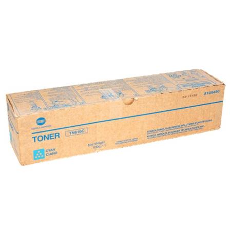 Product image for Konica Minolta TN-616C Cyan Original Toner Cartridge (A1U9453) - Small