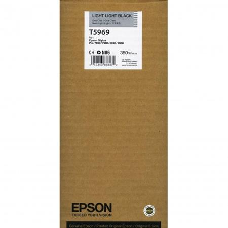 Product image for Epson T5969 Light Light Black Original Ink Cartridge (T596900) - Small