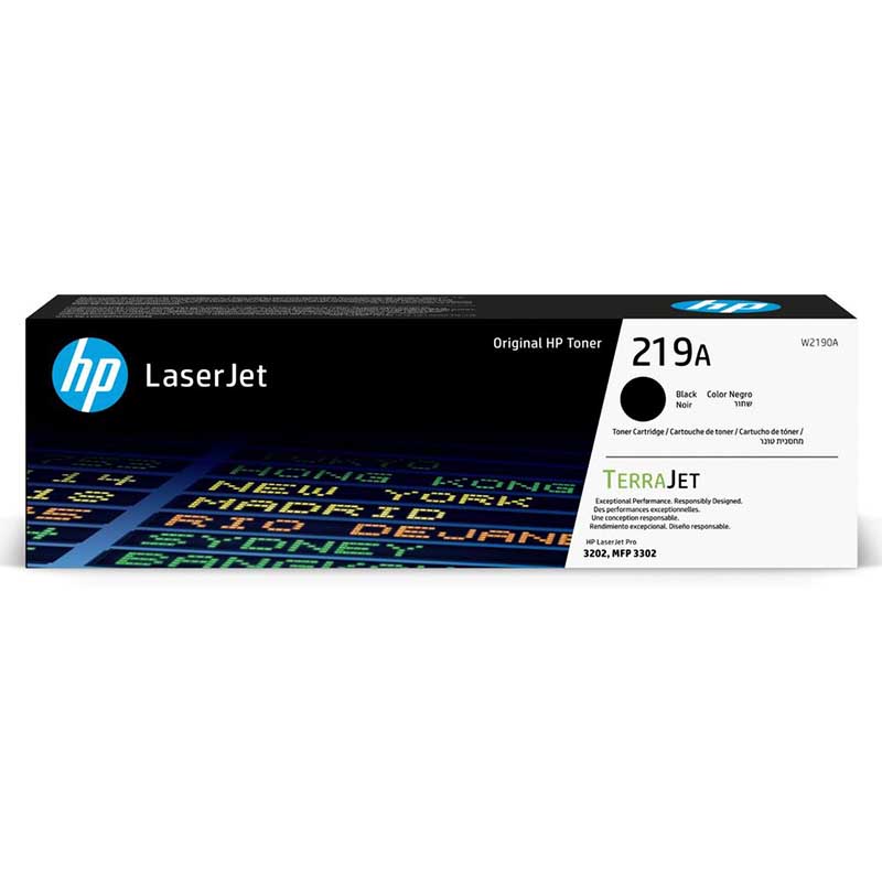 Product image for HP 219A (W2190A) Black Original Standard Capacity Toner Cartridge - Small