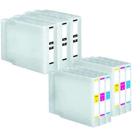 Product image for 999inks Compatible Multipack Epson T9081/T9084 2 Full Sets + 1 FREE Black High Capacity Inkjet Printer Cartridges - Small