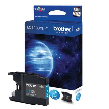 Product image for Brother LC1280XLC Cyan Original High Yield Ink Cartridge - Small