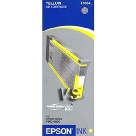 Product image for Epson T5654 Yellow Original High Capacity Ink Cartridge (T565400) - Small