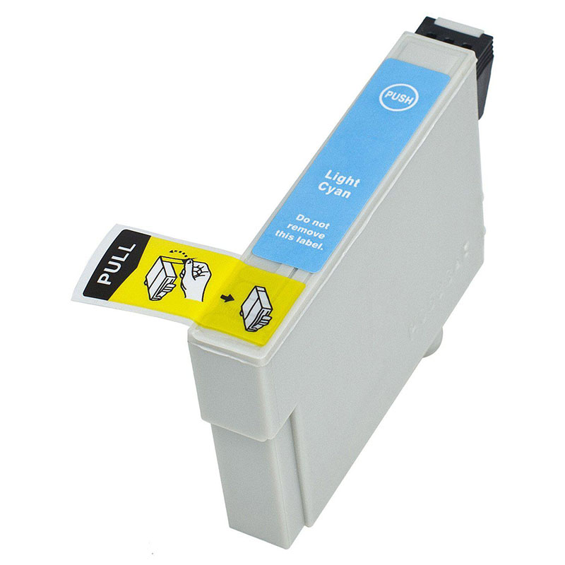 Product image for 999inks Compatible Light Cyan Epson T0805 Inkjet Printer Cartridge - Small
