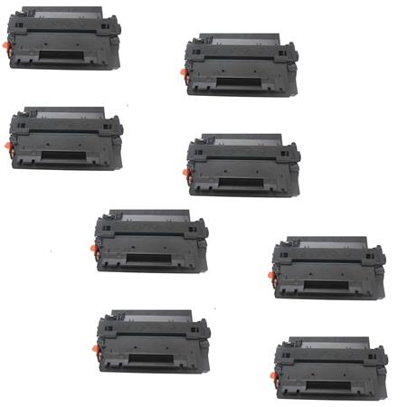 Product image for 999inks Compatible Eight Pack Canon 724H Black High Capacity Laser Toner Cartridges - Small