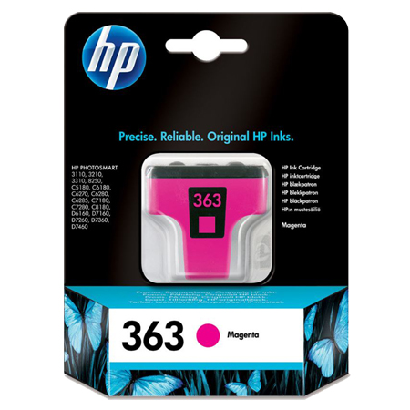 Product image for HP 363 Magenta Original Ink Print Cartridge (C8772EE) - Small