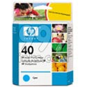 Product image for HP 40 Cyan Original Inkjet Print Cartridge (51640C) - Small
