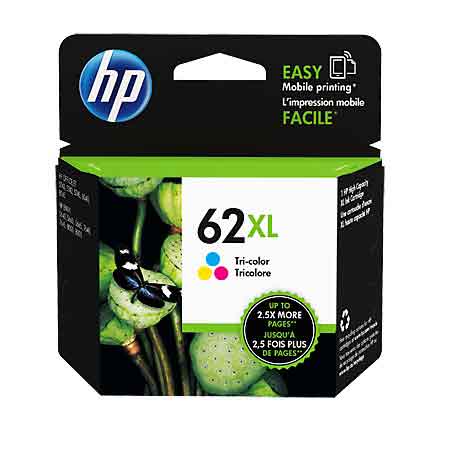 Product image for HP 62XL Original High Capacity Colour Ink Cartridge (C2P07AE) - Small