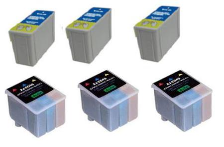 Product image for 999inks Compatible Multipack Epson S062/S049 3 Full Sets Inkjet Printer Cartridges - Small