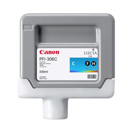 Product image for Canon PFI-306C Original Cyan Ink Cartridge - Small